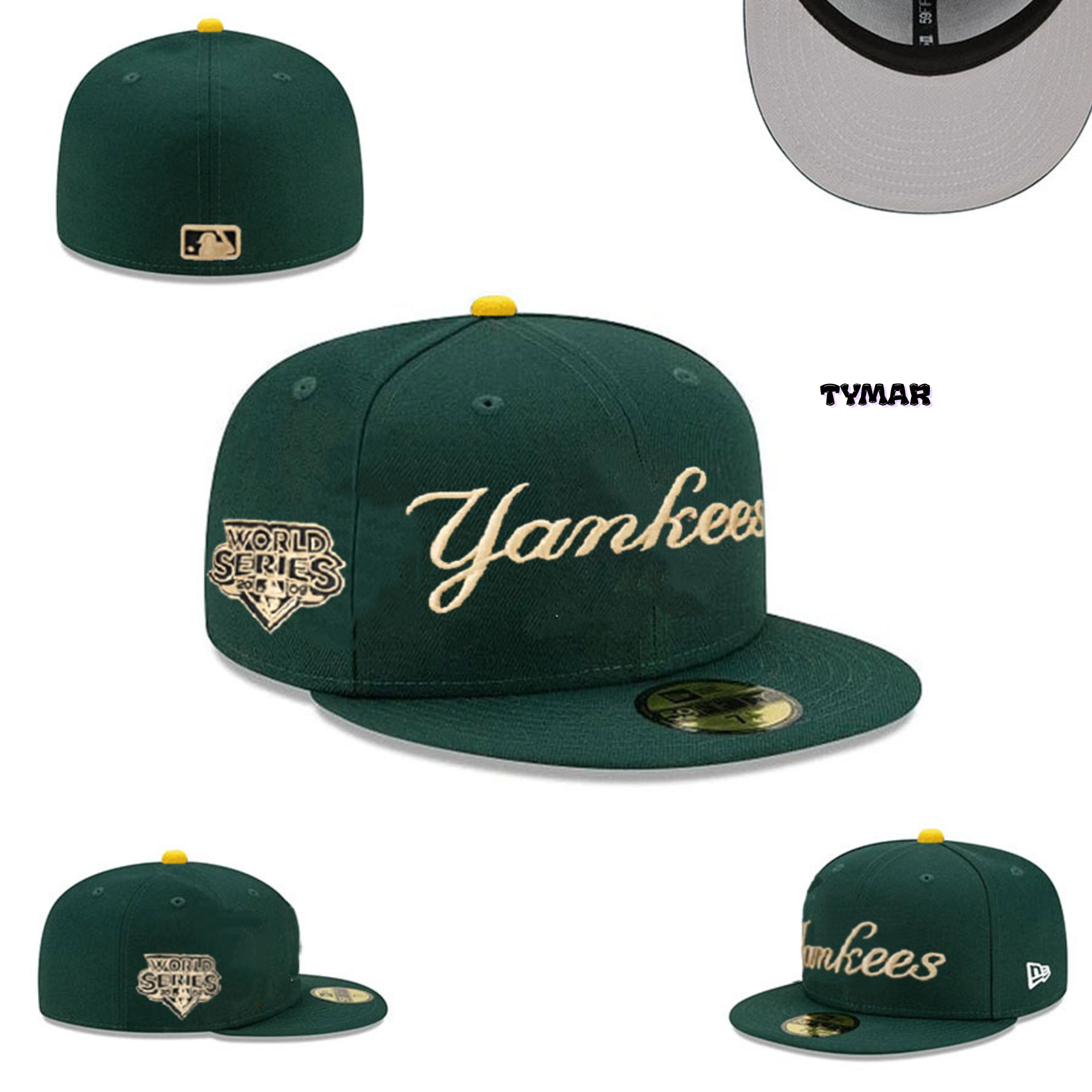 New York Yankees Script World Series 59FIFTY Fitted Hat.