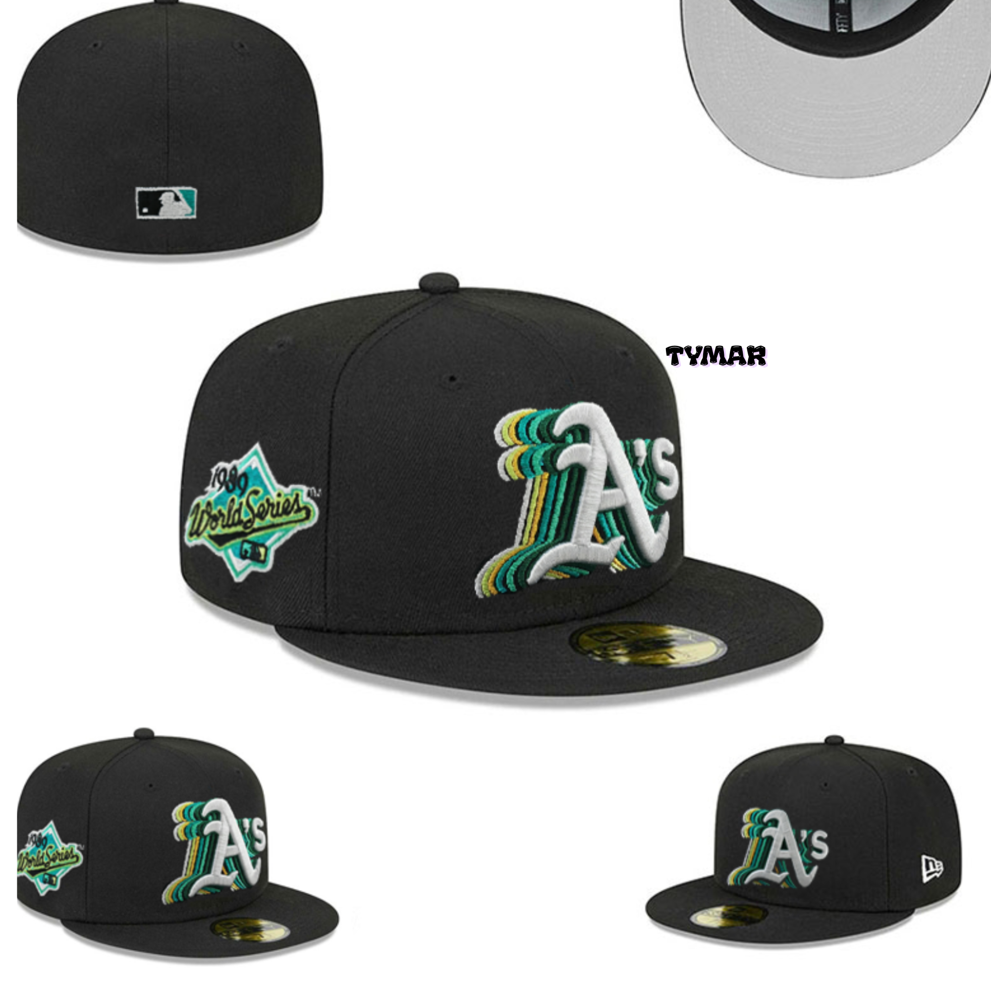 Oakland Athletics Multi-Layer Logo 1989