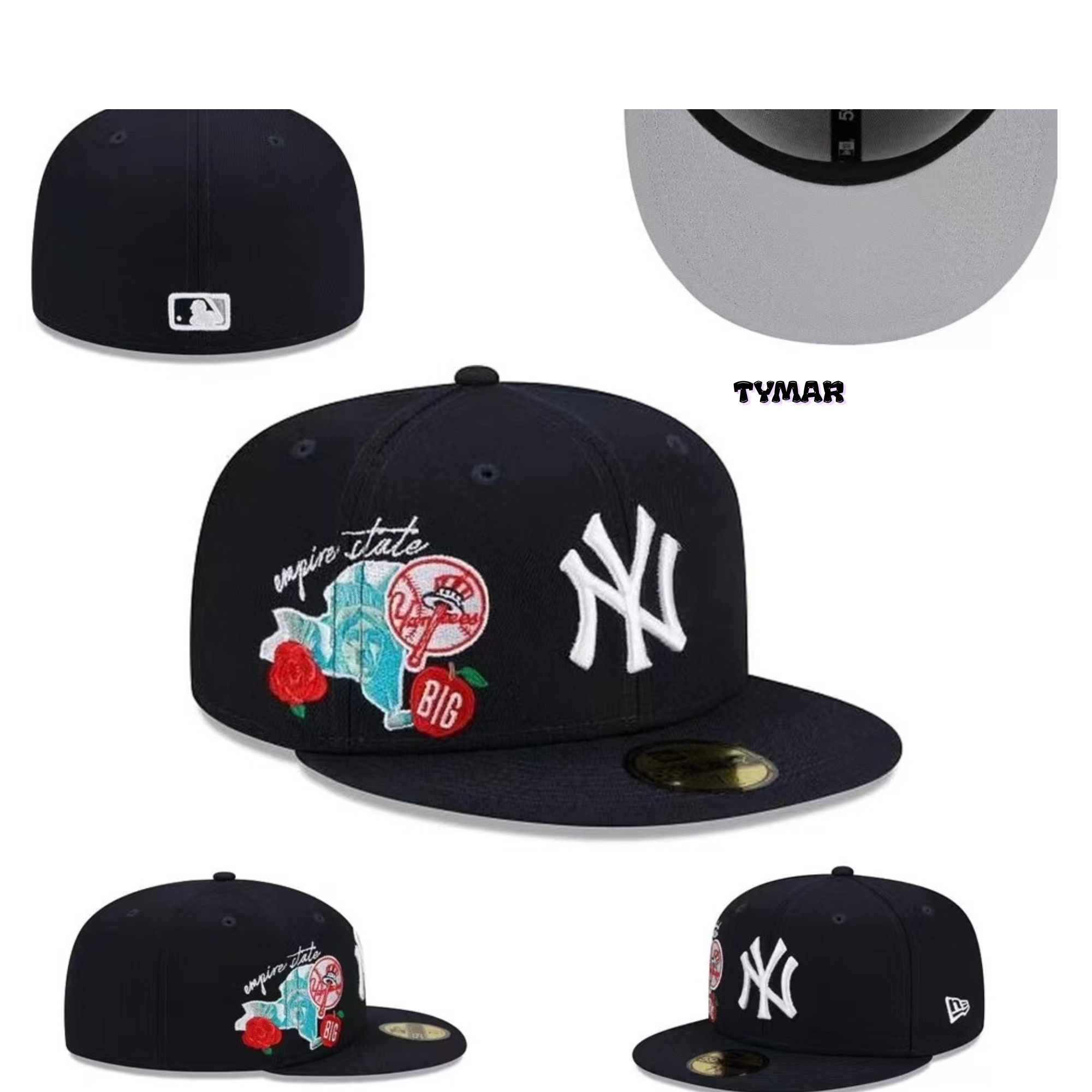 New York Yankees State Stitch 59FIFTY Fitted Hat.