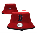 New Era Red Sox "Crimson Red" Drawstring Bucket Hat