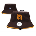 New Era San Diego Padres "Burnt Brown & Gold" Drawstring Bucket Hat