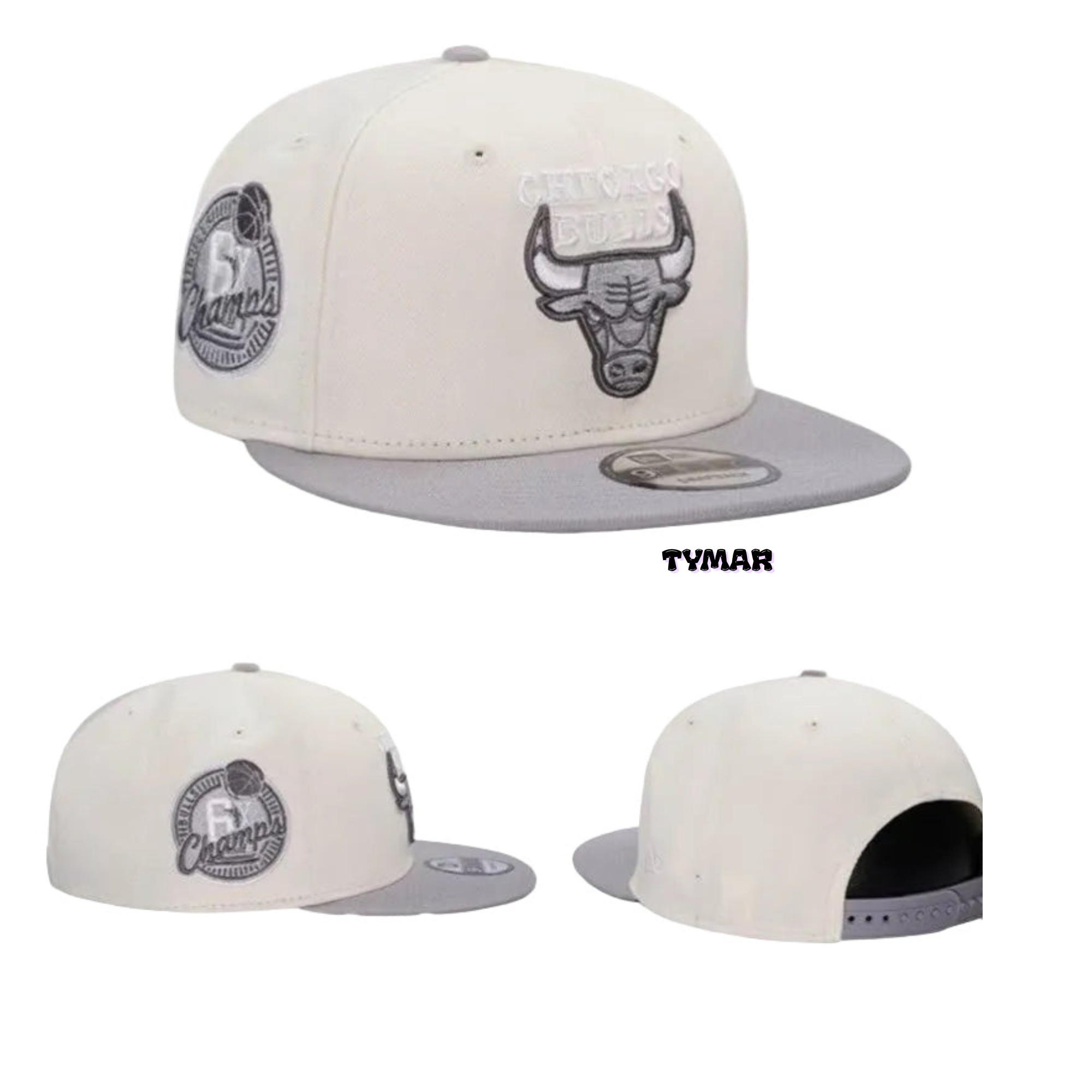 New Era Chicago Bulls "6X Champs" Two-Tone Snapback