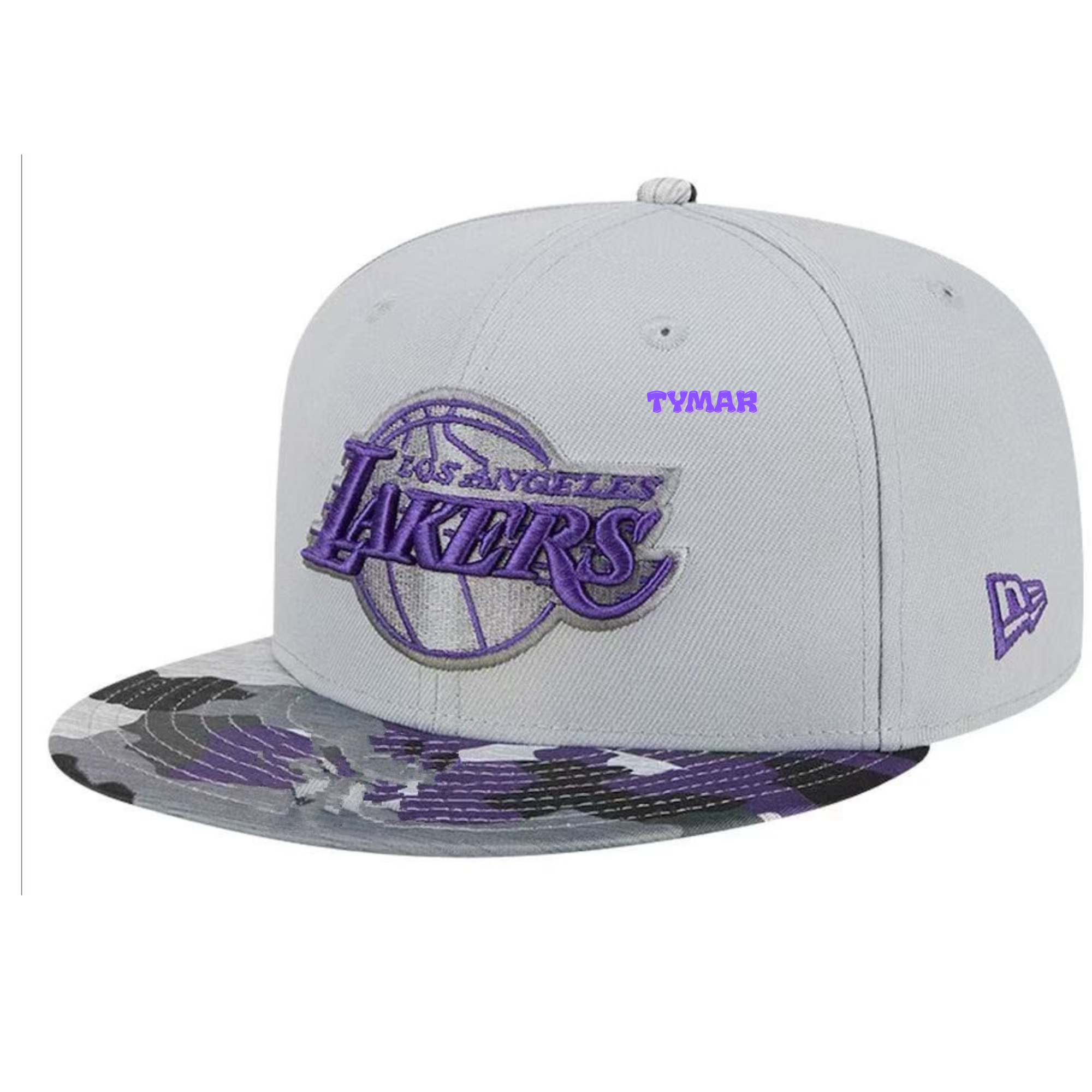 New Era Lakers "Active Camo" Light Grey Snapback