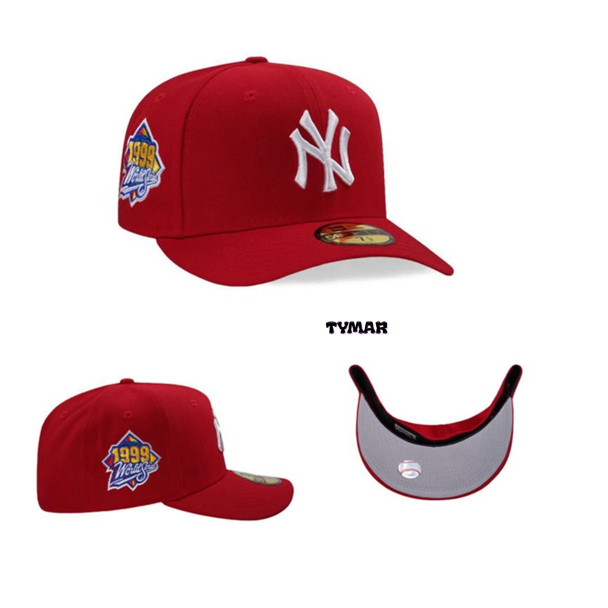 New Era NY Yankees "1999 World Series" Scarlet A-Frame