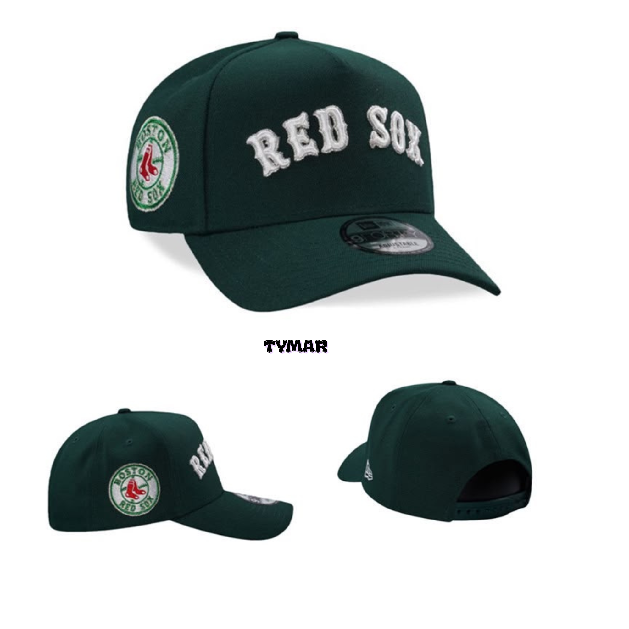 New Era Red Sox "Forest Green" Vintage Wordmark A-Frame