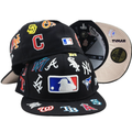 MLB "All-Over Team Logo" Core Black 59FIFTY