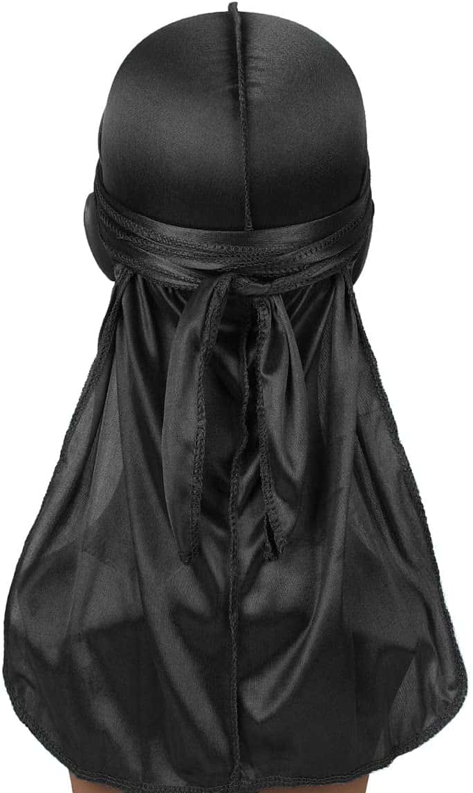 Black Silky Satin