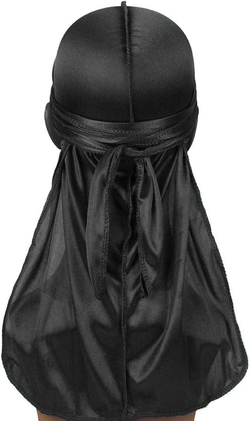Black Silky Satin