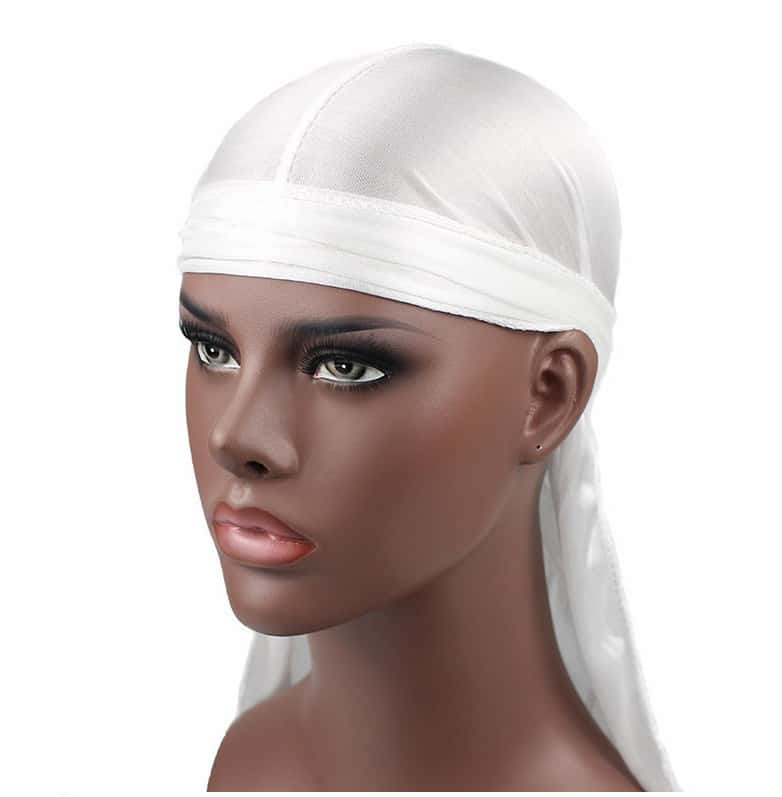 White Silky Satin